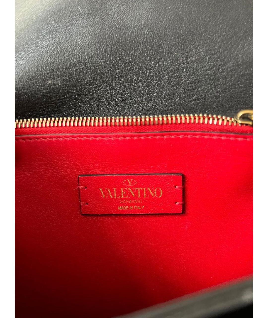 VALENTINO Коричневая кожаная сумка через плечо, фото 7