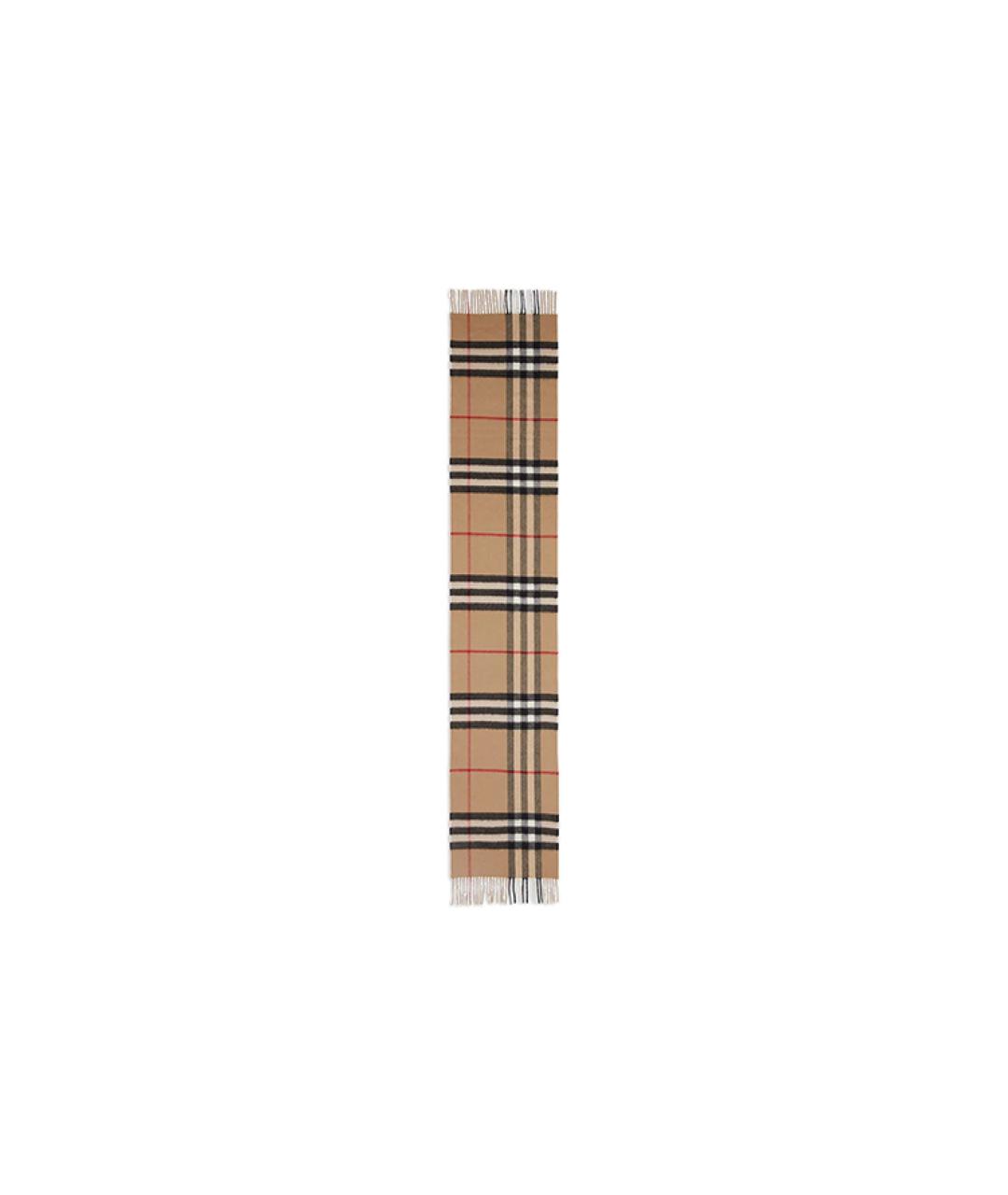 BURBERRY Бежевый кашемировый шарф, фото 2