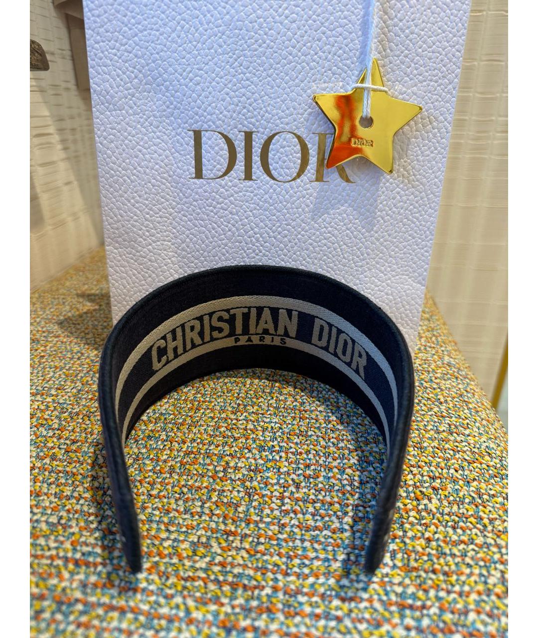 CHRISTIAN DIOR Синий ободок, фото 3