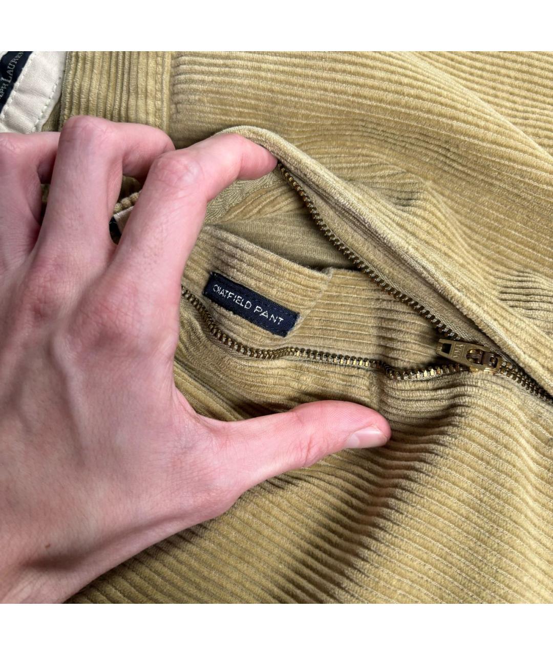 POLO RALPH LAUREN Бежевые повседневные брюки, фото 6