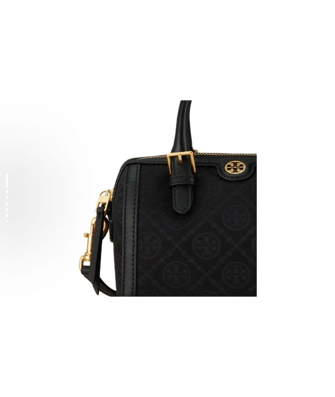 TORY BURCH Черная кожаная сумка через плечо, фото 4