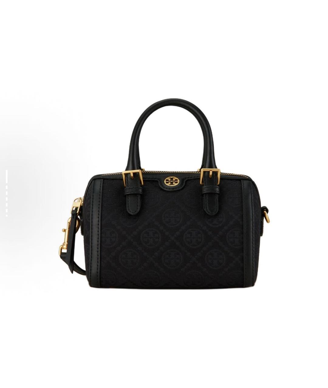 TORY BURCH Черная кожаная сумка через плечо, фото 5
