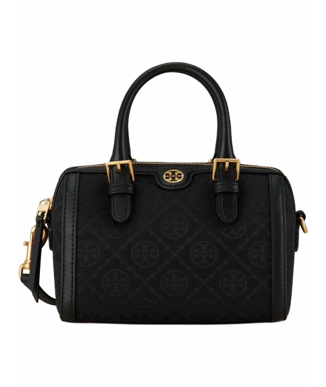 TORY BURCH Черная кожаная сумка через плечо, фото 1