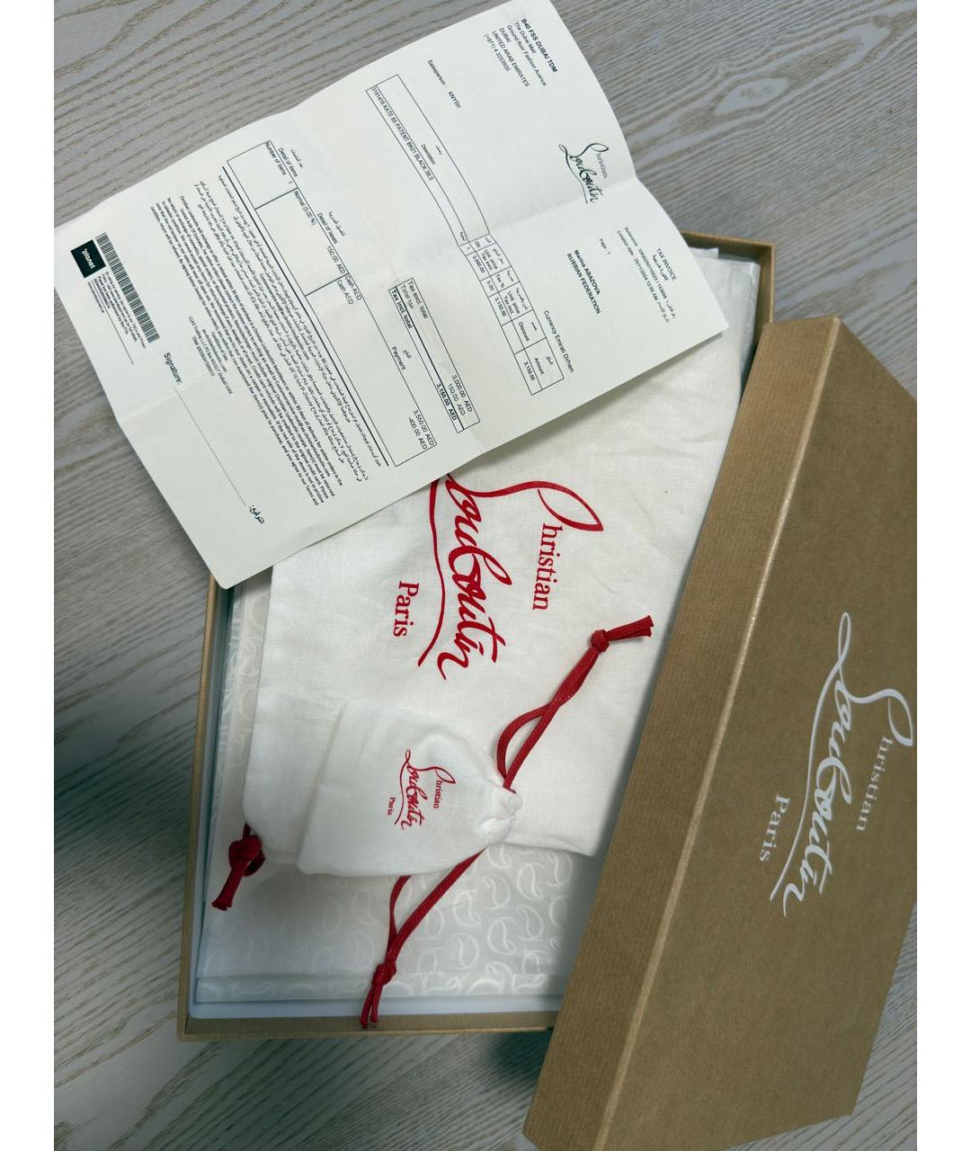 CHRISTIAN LOUBOUTIN Черные туфли из лакированной кожи, фото 7