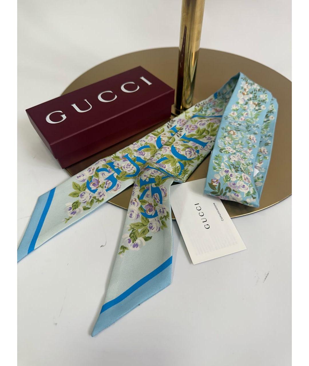 GUCCI Мульти шелковый платок, фото 2