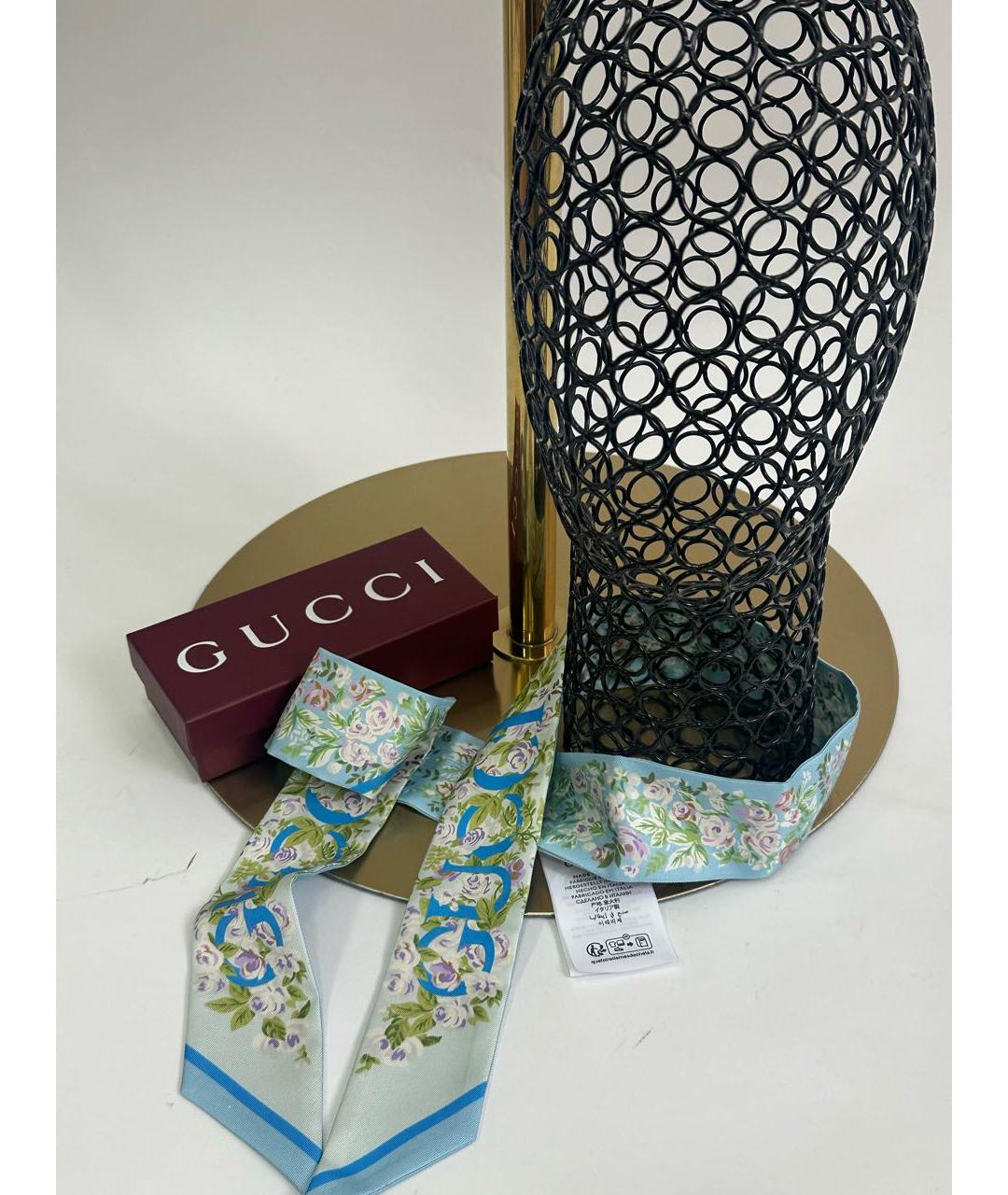 GUCCI Мульти шелковый платок, фото 4
