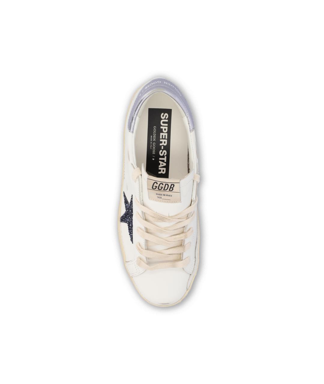 GOLDEN GOOSE DELUXE BRAND Белые кожаные кроссовки, фото 3