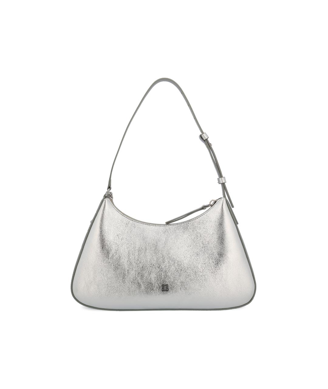 GIVENCHY Серебряная кожаная сумка через плечо, фото 3