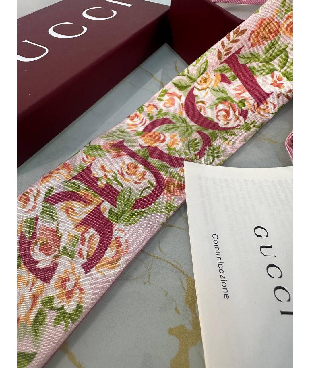 GUCCI Мульти шелковый платок, фото 5