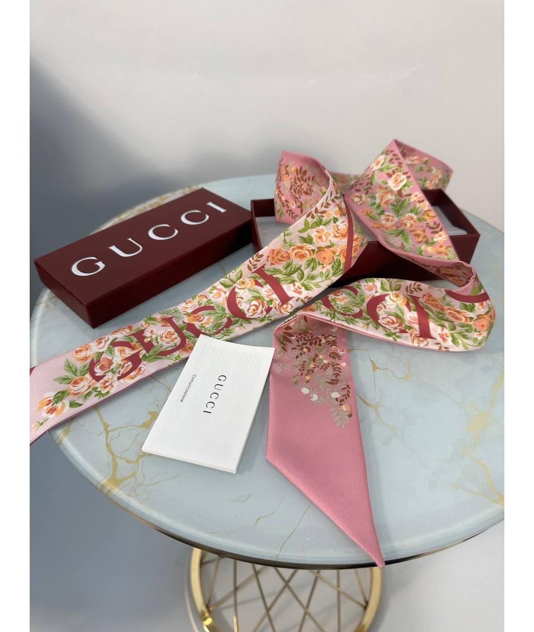 GUCCI Мульти шелковый платок, фото 6
