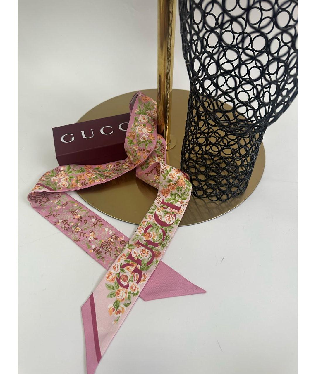 GUCCI Мульти шелковый платок, фото 8