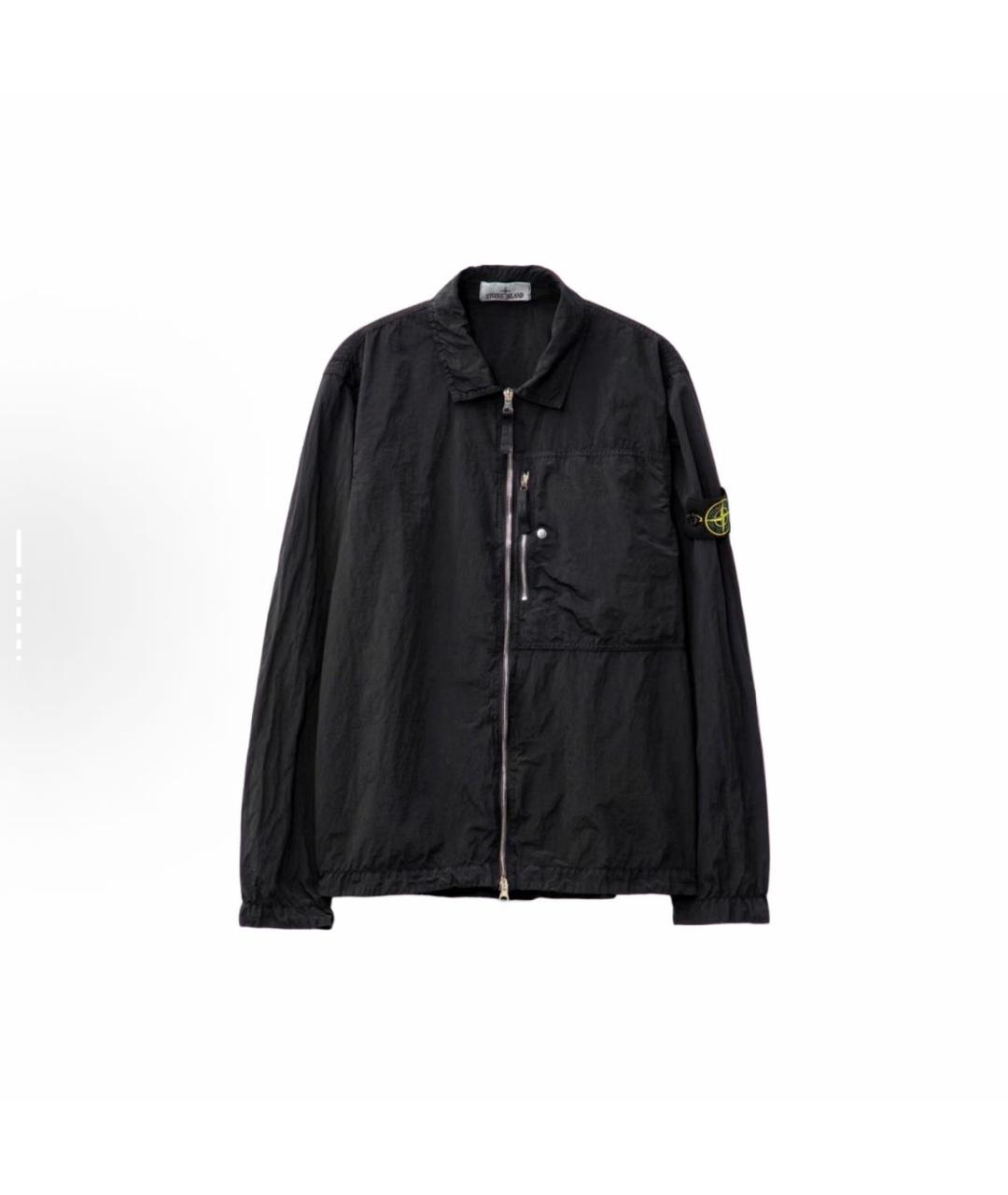 STONE ISLAND Черная куртка, фото 5