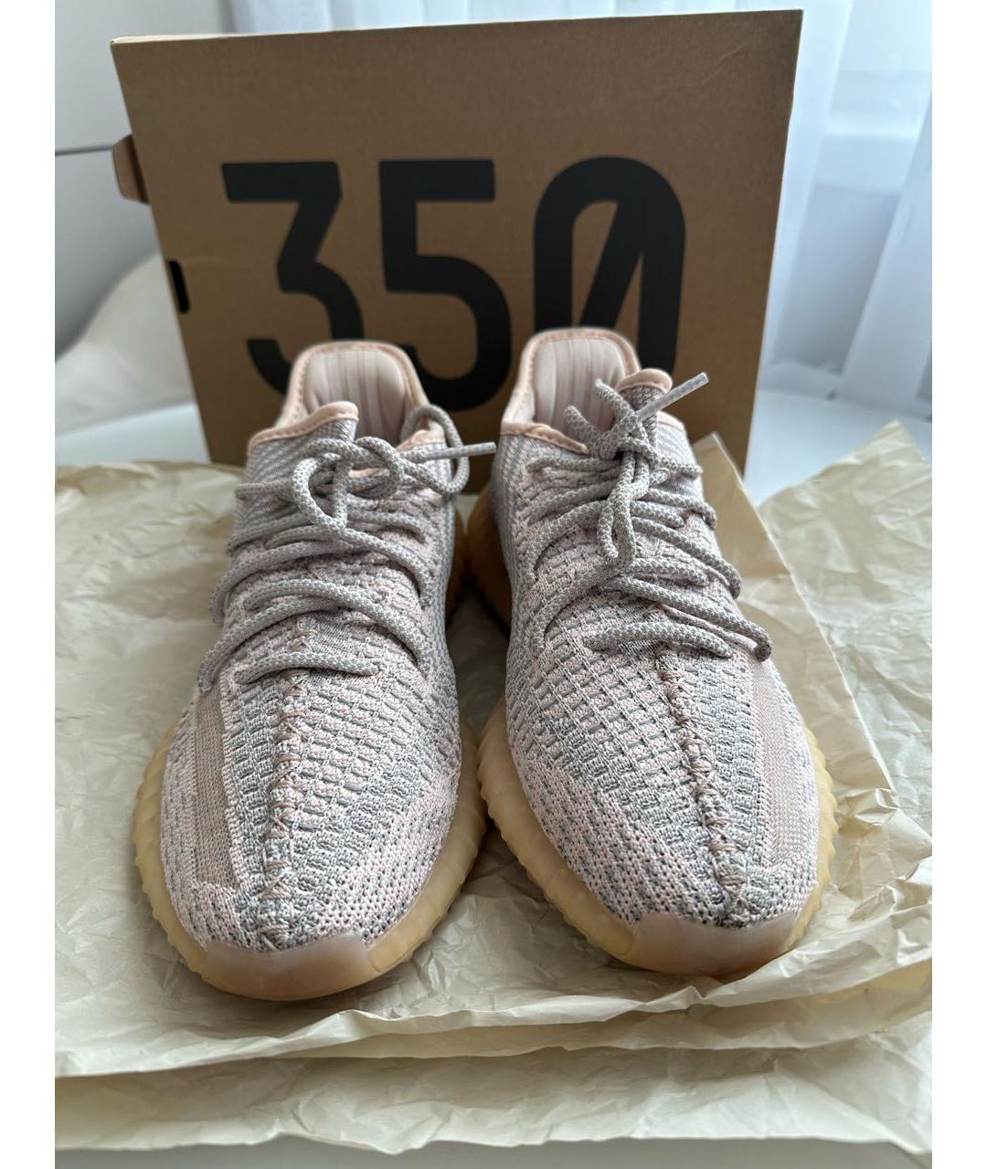 ADIDAS YEEZY Розовые кроссовки, фото 2