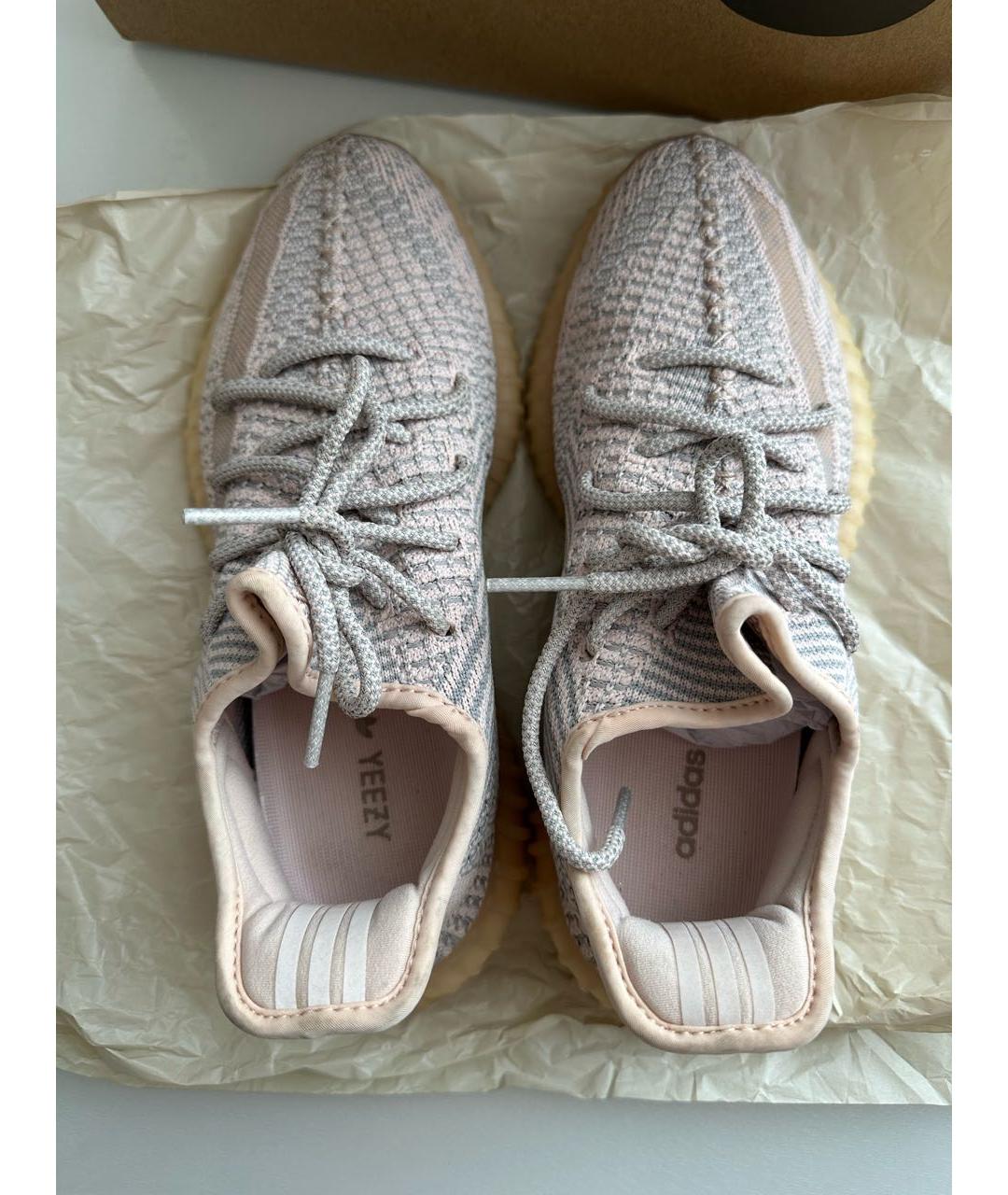 ADIDAS YEEZY Розовые кроссовки, фото 3