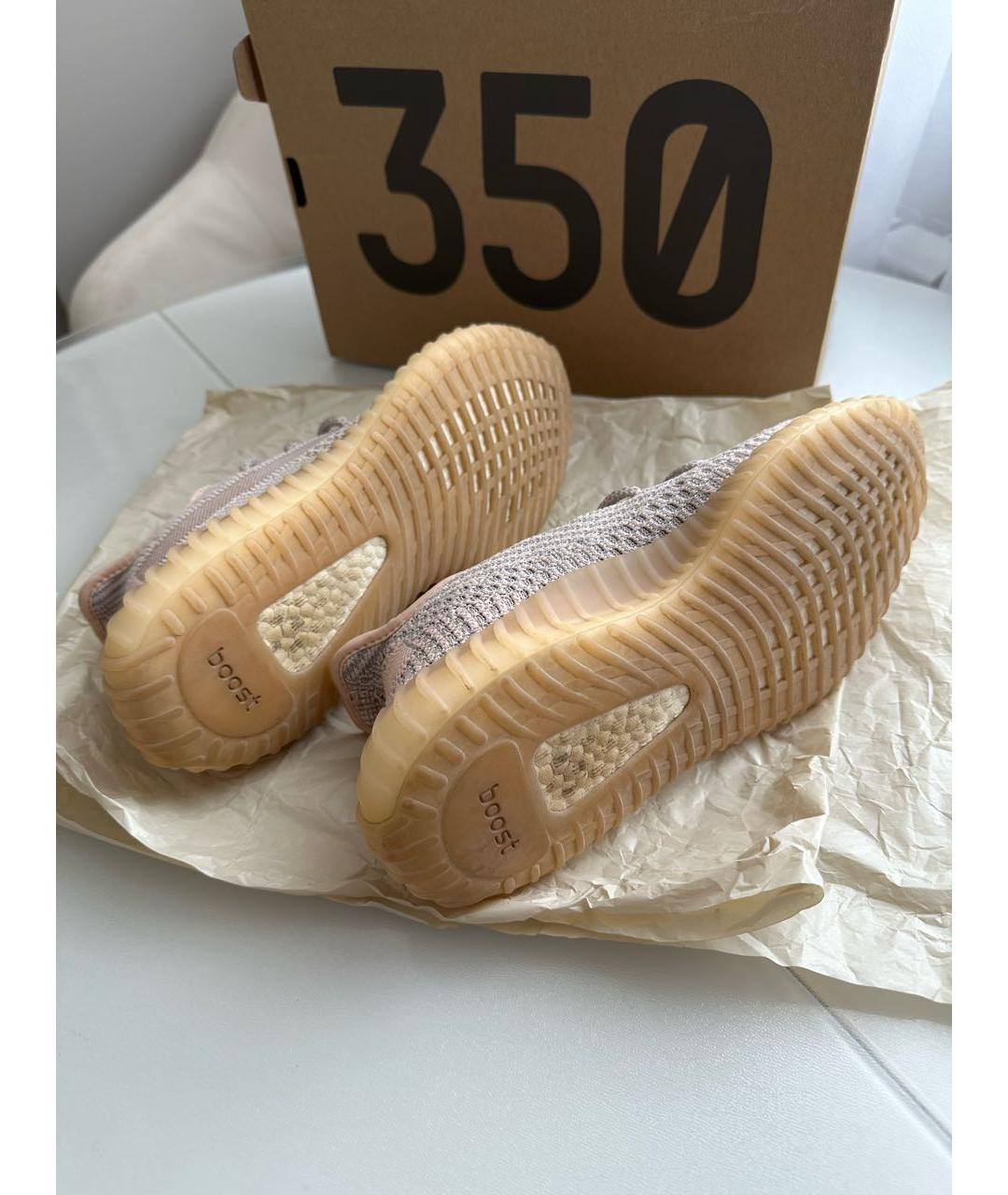 ADIDAS YEEZY Розовые кроссовки, фото 4