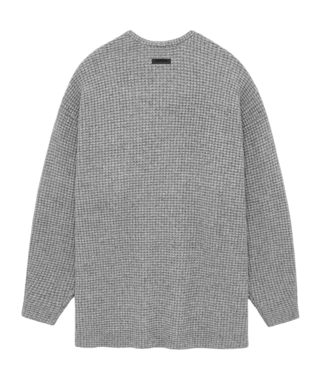 FEAR OF GOD ESSENTIALS Серый кардиган, фото 2