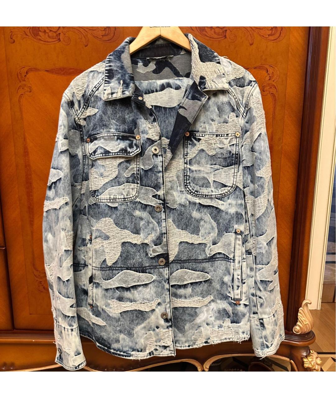 VALENTINO Голубая деним куртка, фото 8