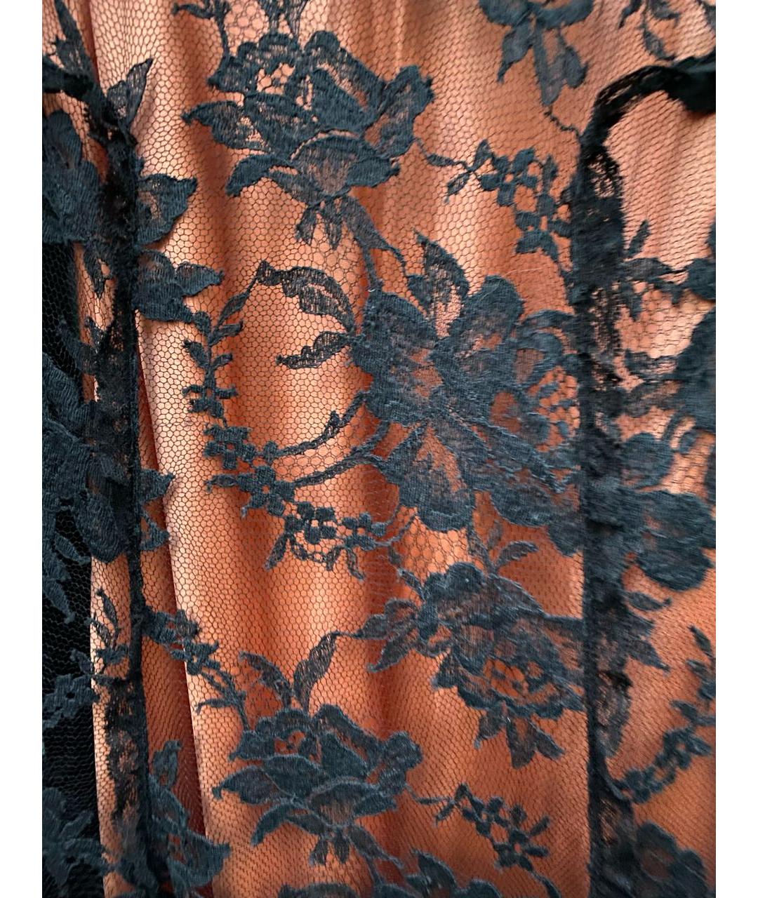 SONIA RYKIEL Коралловое кружевное вечернее платье, фото 3