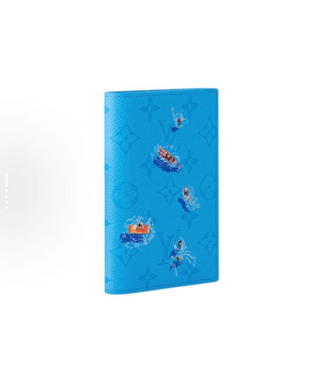 LOUIS VUITTON Синий кардхолдер, фото 2