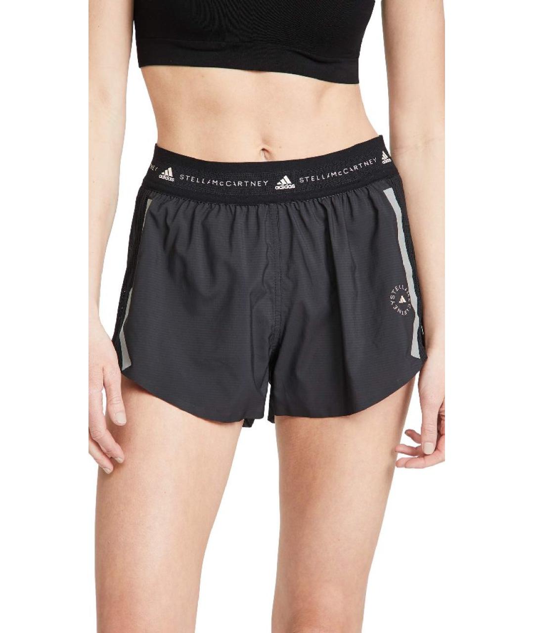ADIDAS BY STELLA MCCARTNEY Черные синтетические спортивные брюки и шорты, фото 2