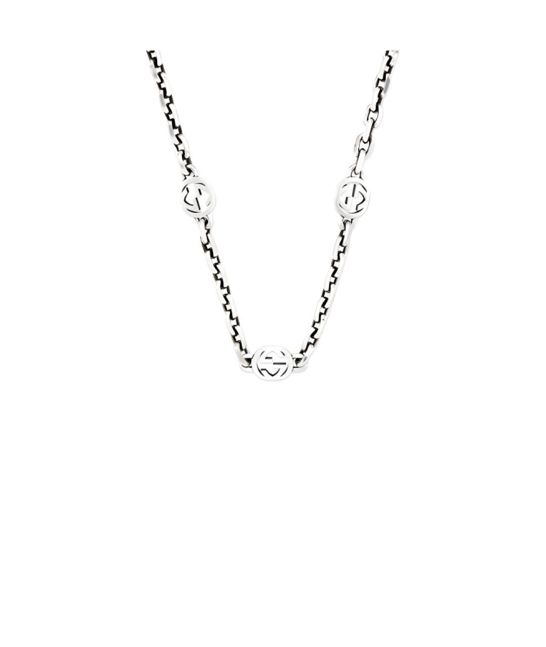 GUCCI Серебряная цепочка, фото 1