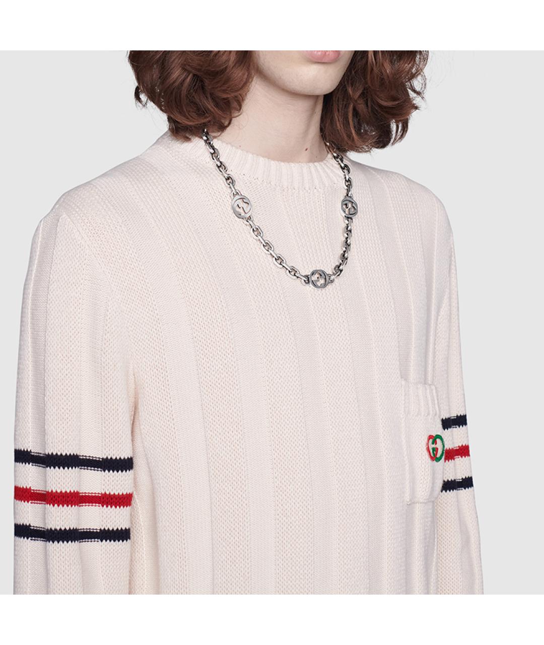 GUCCI Серебряная цепочка, фото 3