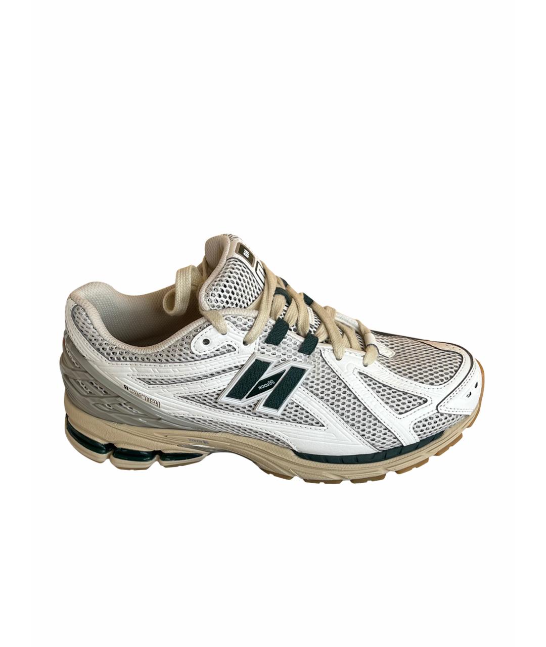 NEW BALANCE Белые кожаные низкие кроссовки / кеды, фото 1