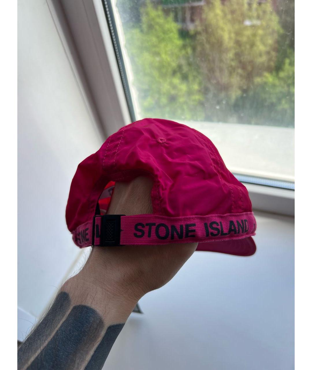 STONE ISLAND Розовая кепка/бейсболка, фото 2