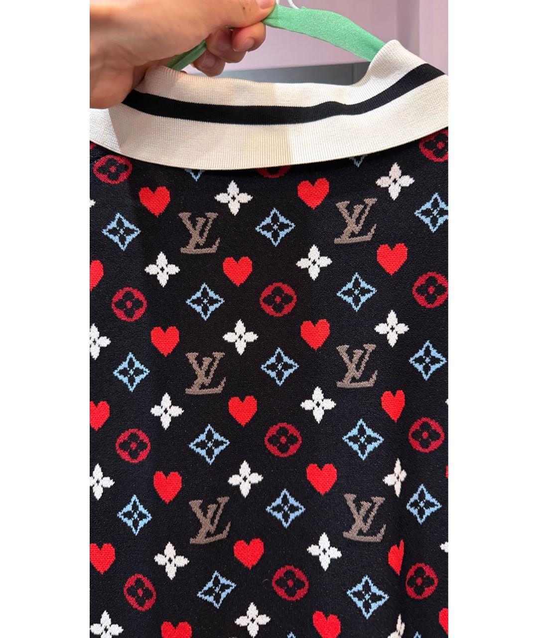 LOUIS VUITTON Черная вискозная рубашка, фото 4