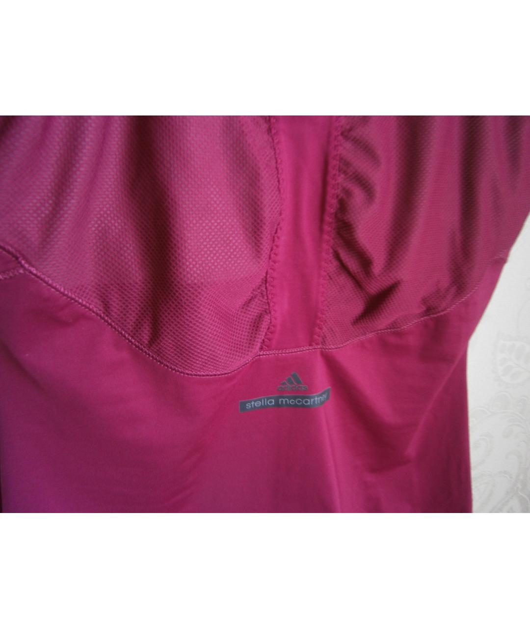 ADIDAS BY STELLA MCCARTNEY Фуксия полиэстеровая майка, фото 4