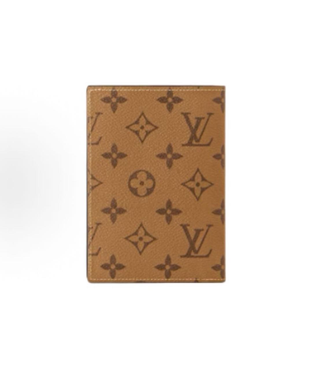 LOUIS VUITTON Коричневый кардхолдер, фото 3