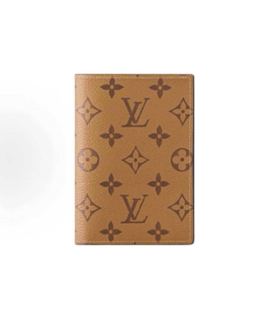 LOUIS VUITTON Коричневый кардхолдер, фото 1