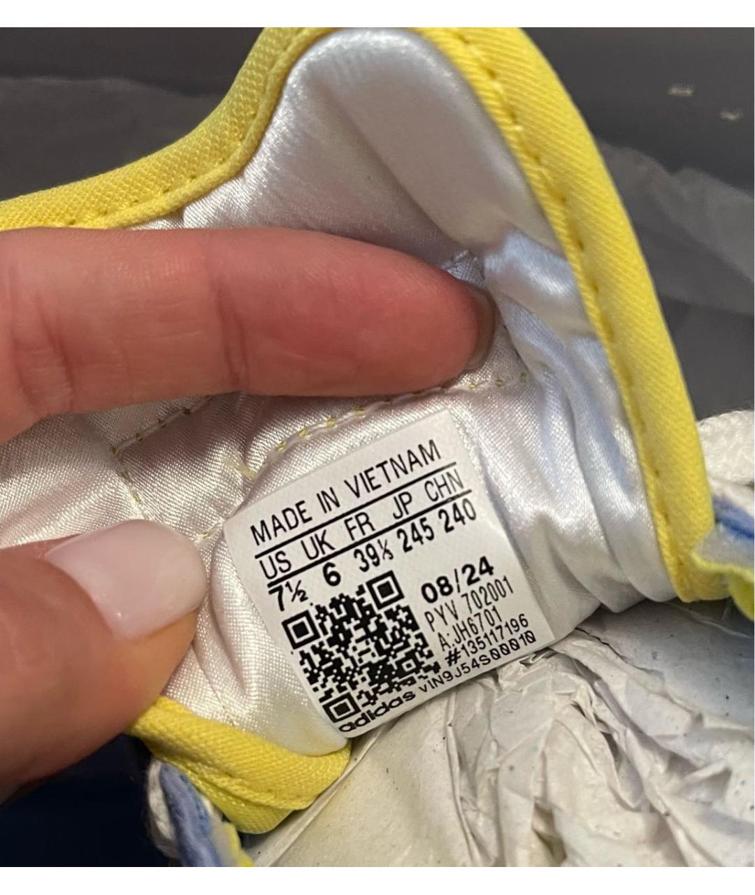 ADIDAS Голубые кроссовки, фото 8