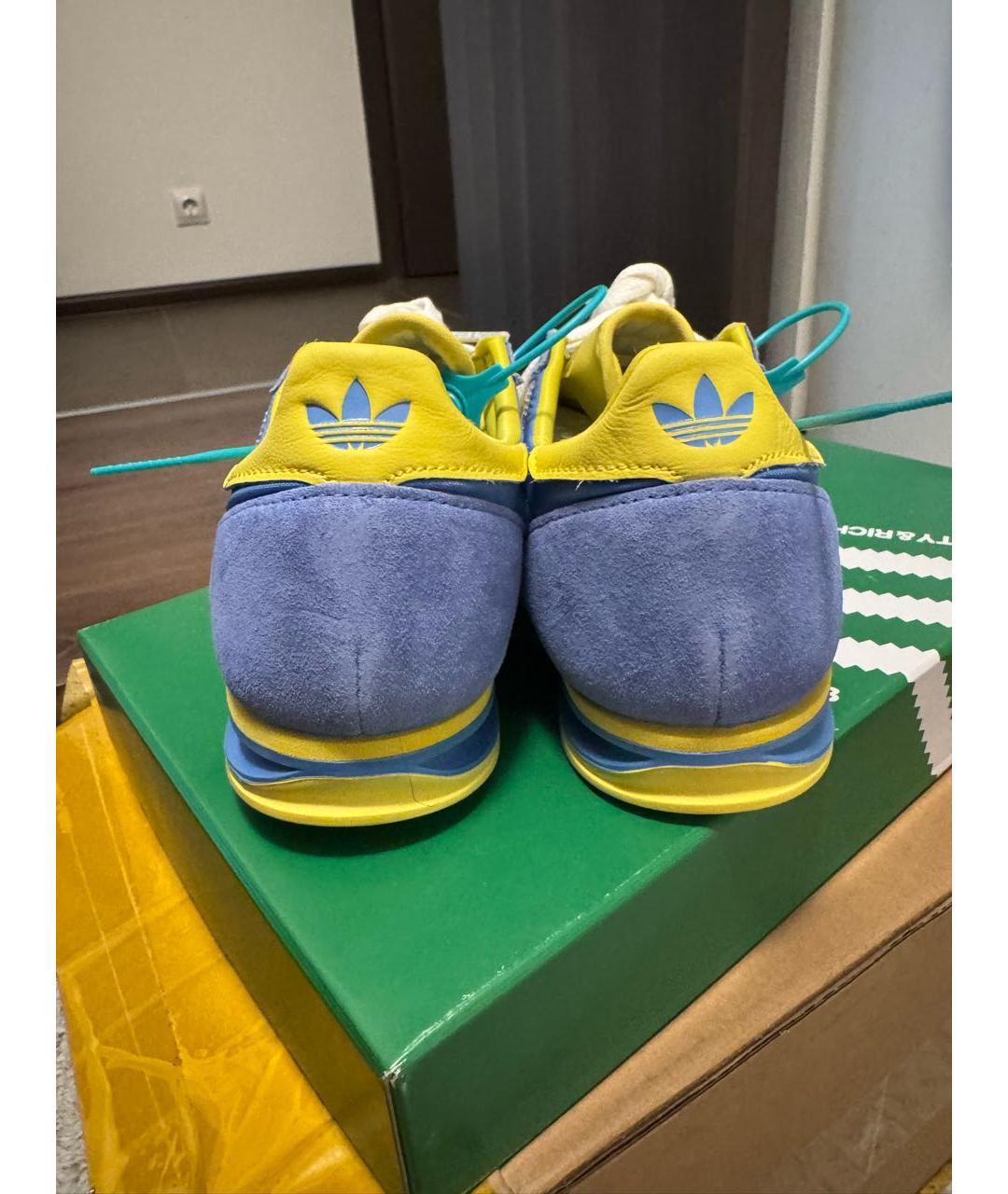 ADIDAS Голубые кроссовки, фото 4