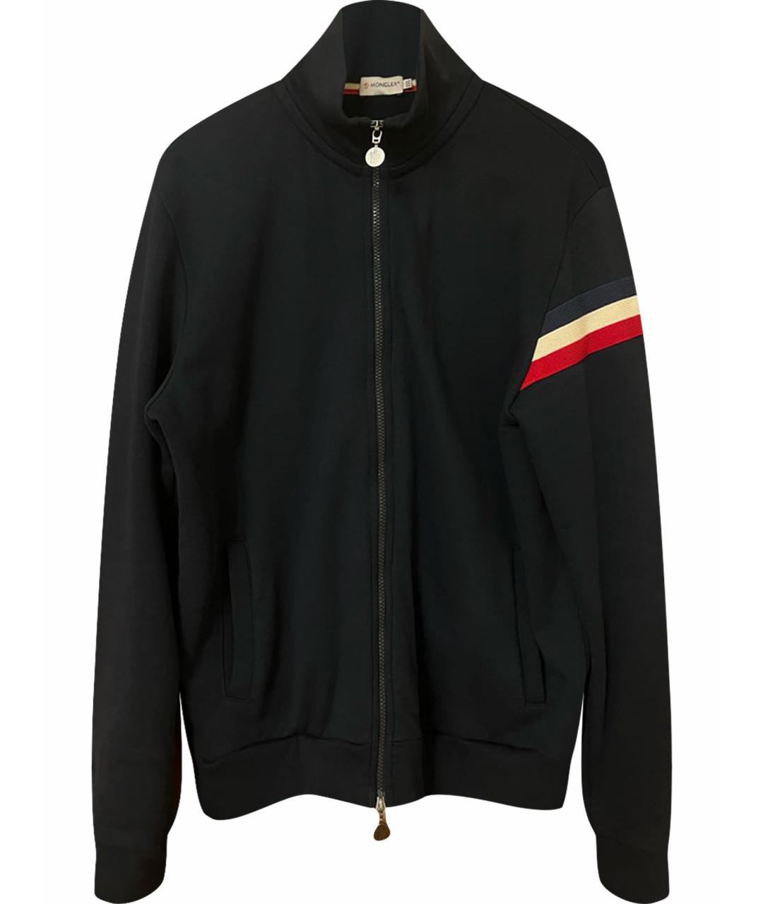 MONCLER Темно-синий хлопковый кардиган, фото 1