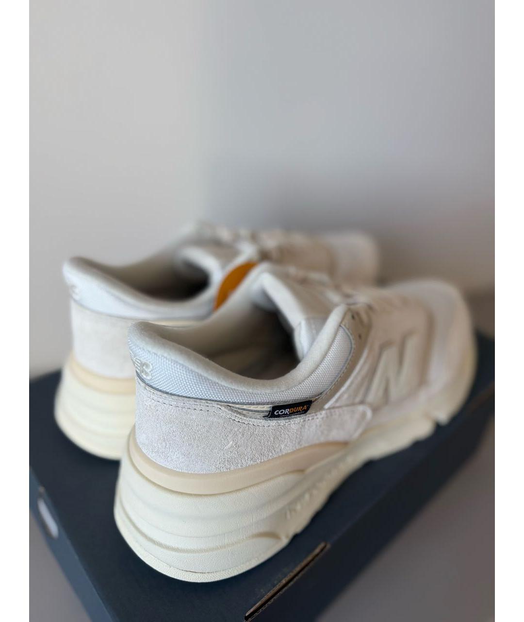 NEW BALANCE Бежевые замшевые низкие кроссовки / кеды, фото 4