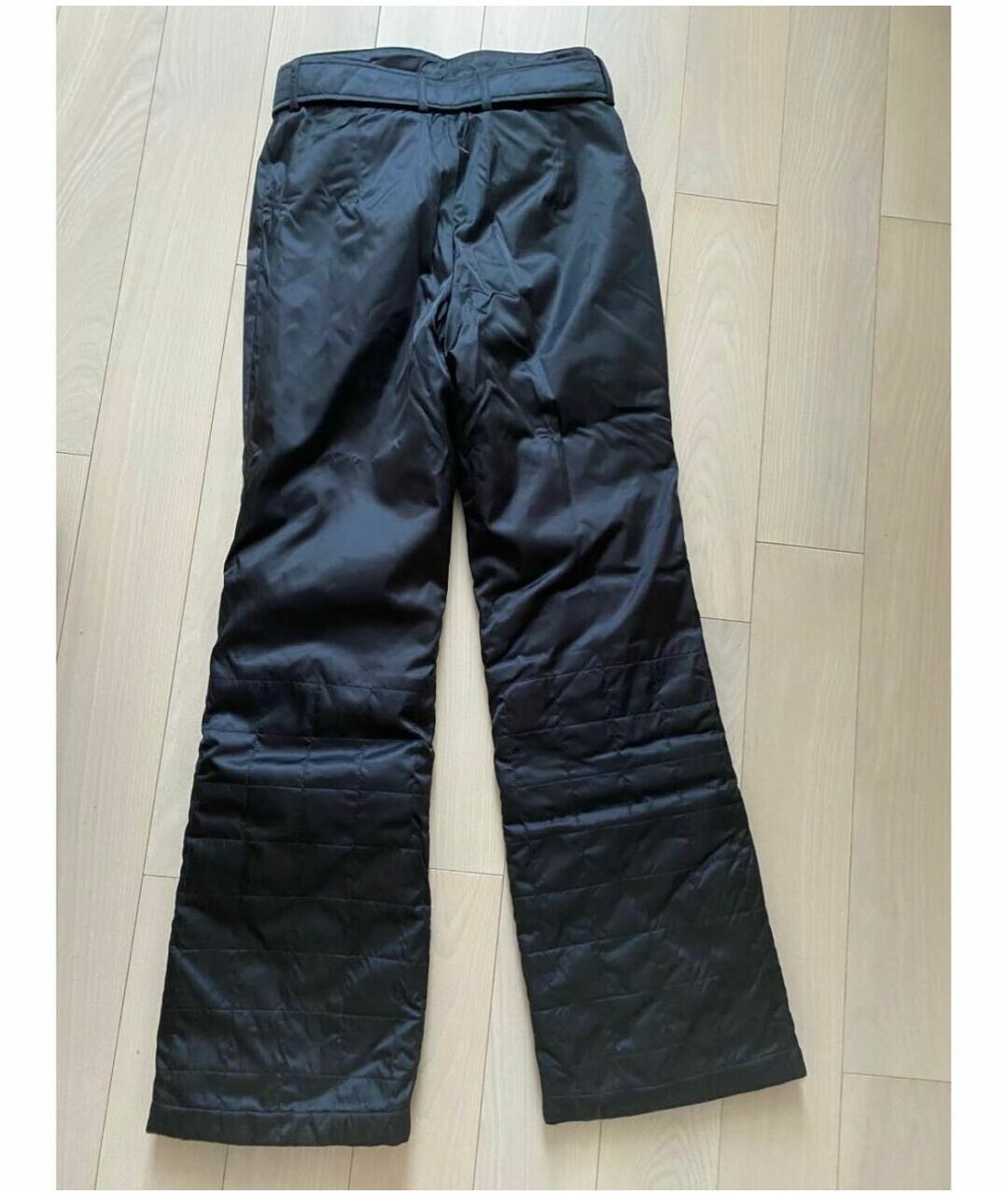 BOGNER Черные синтетические прямые брюки, фото 2