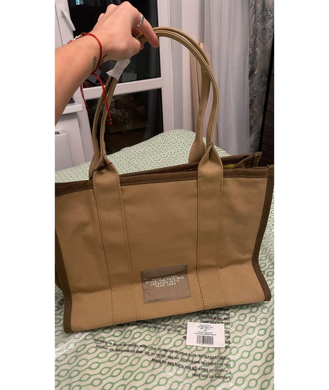 MARC JACOBS Зеленая сумка тоут, фото 3