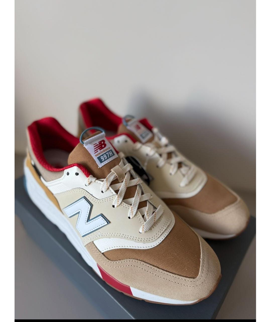 NEW BALANCE Мульти замшевые низкие кроссовки / кеды, фото 3