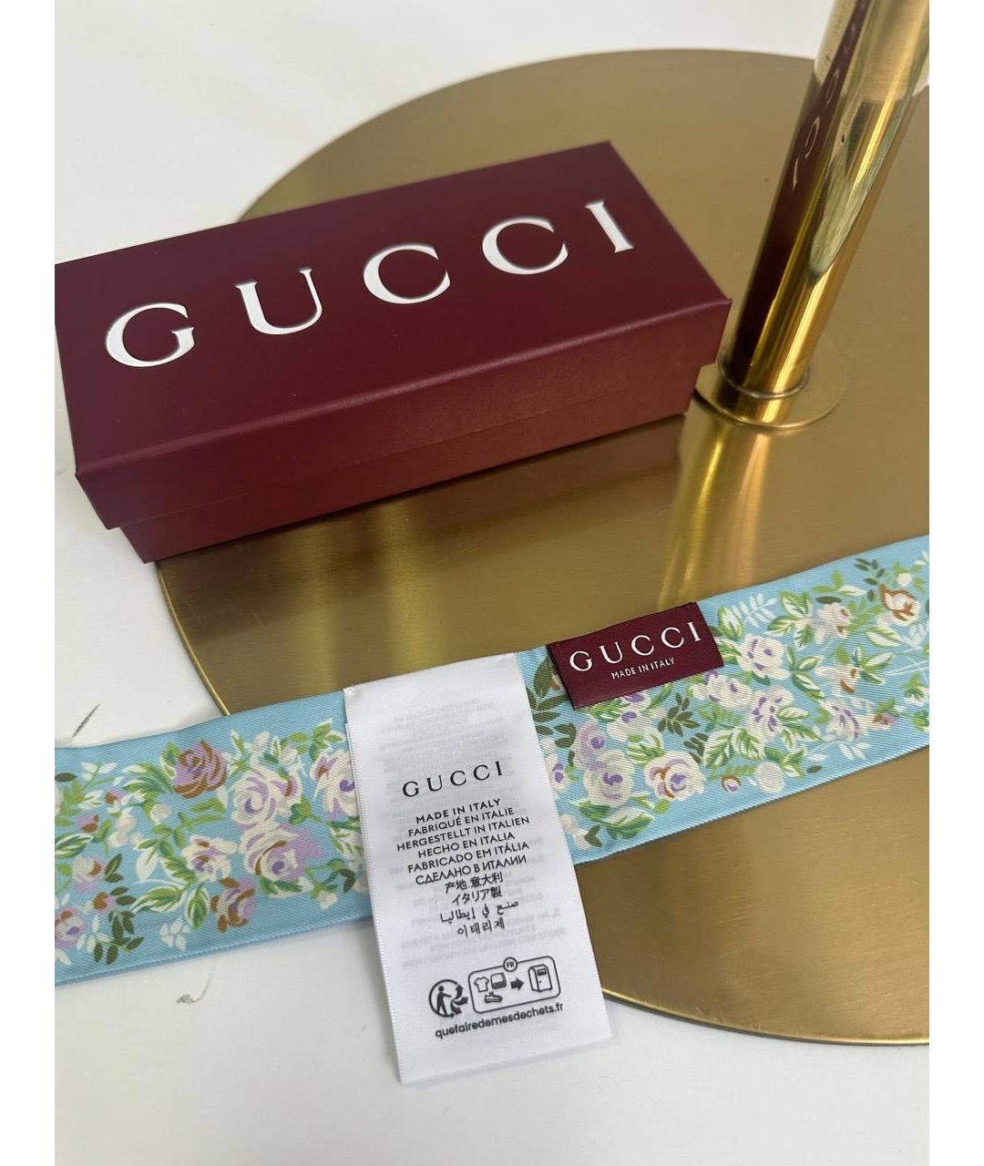 GUCCI Мульти шелковый платок, фото 3