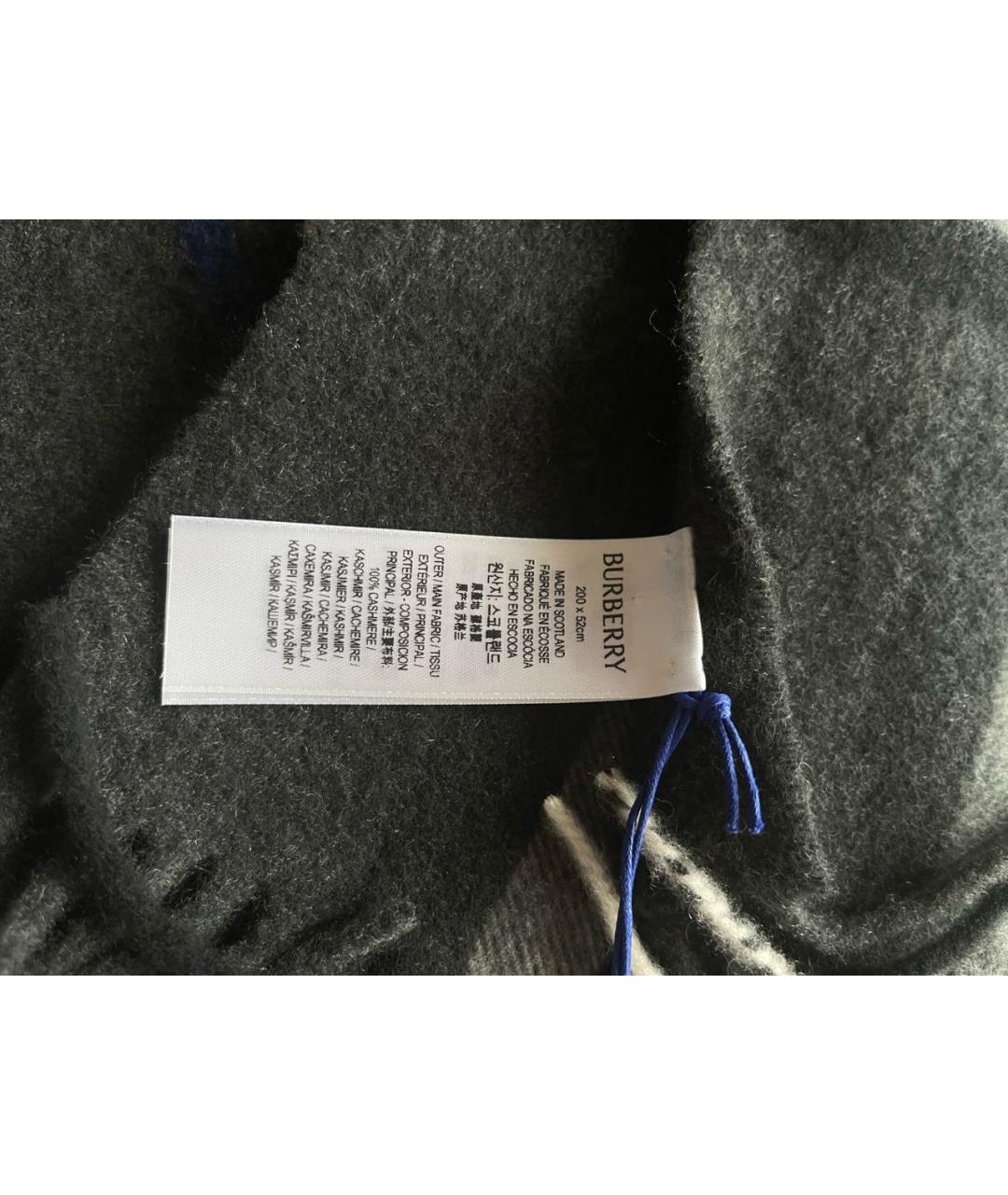 BURBERRY Кашемировый шарф, фото 5