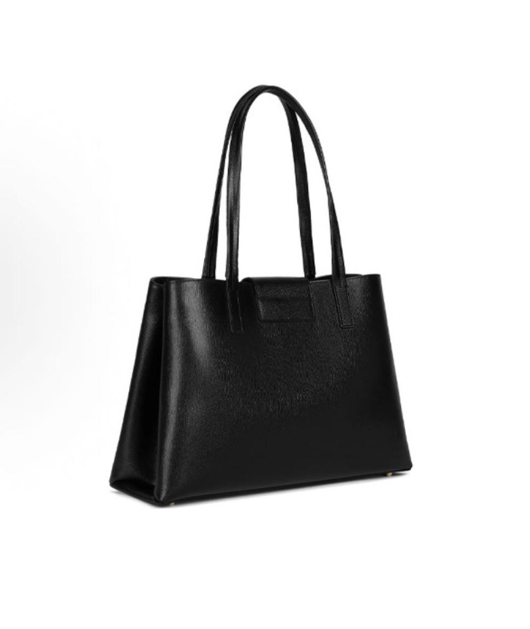 FURLA Черная кожаная сумка через плечо, фото 2
