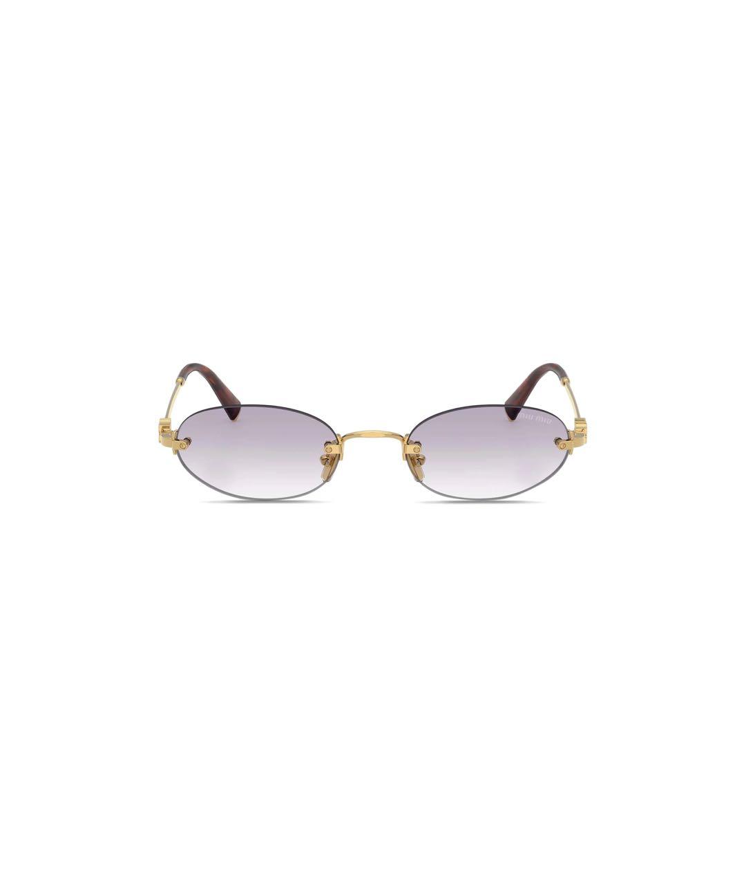 MIU MIU Металлические солнцезащитные очки, фото 6