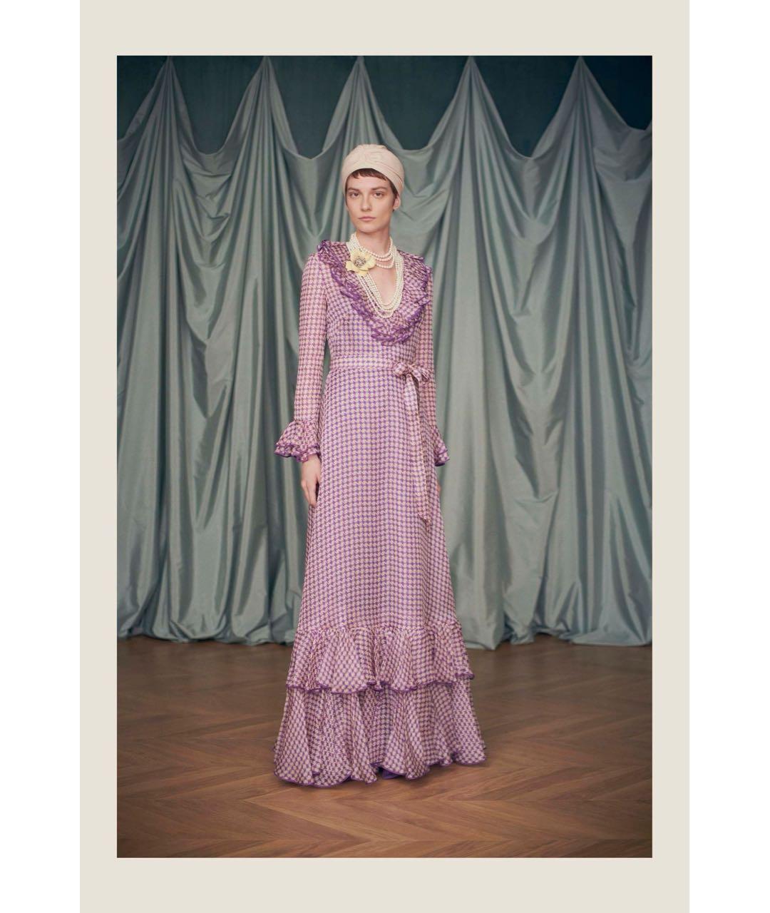 VALENTINO Фиолетовое вечернее платье, фото 2