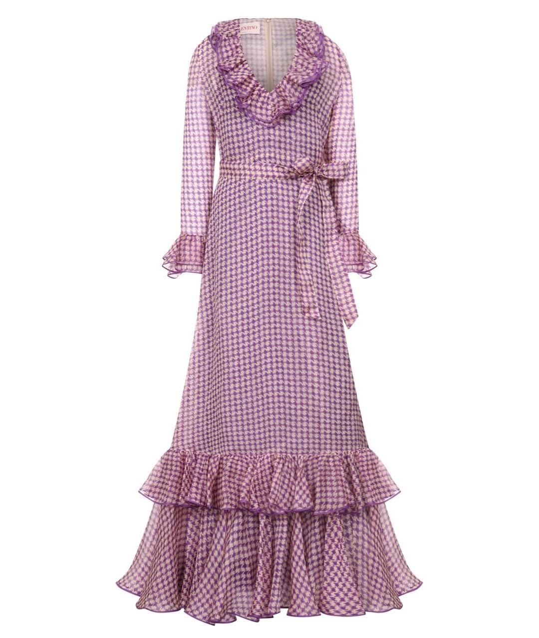 VALENTINO Фиолетовое вечернее платье, фото 4