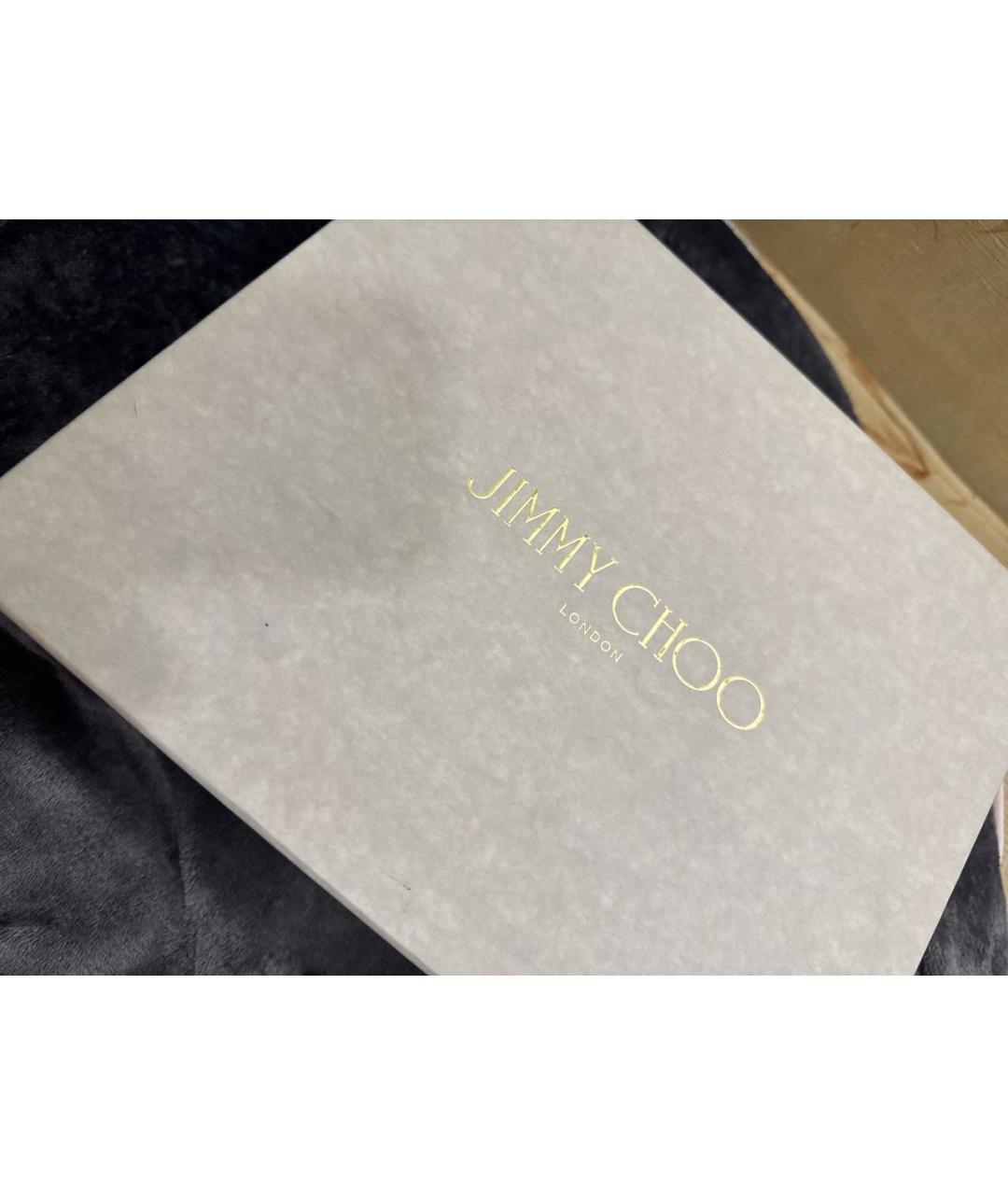 JIMMY CHOO Бирюзовые замшевые туфли, фото 6