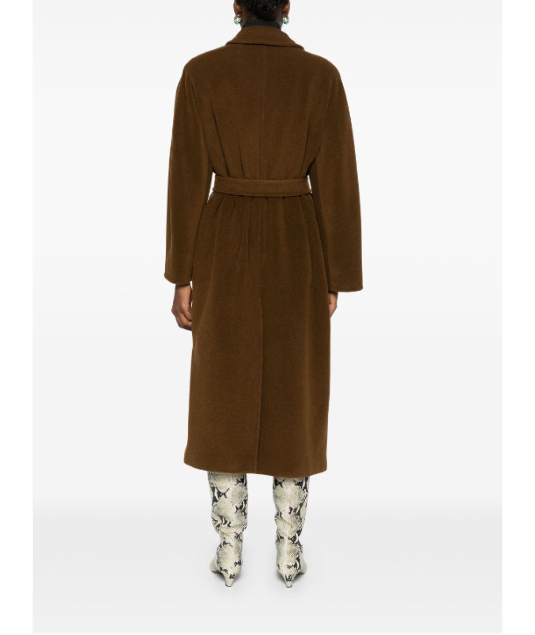 MAX MARA Коричневое пальто, фото 4