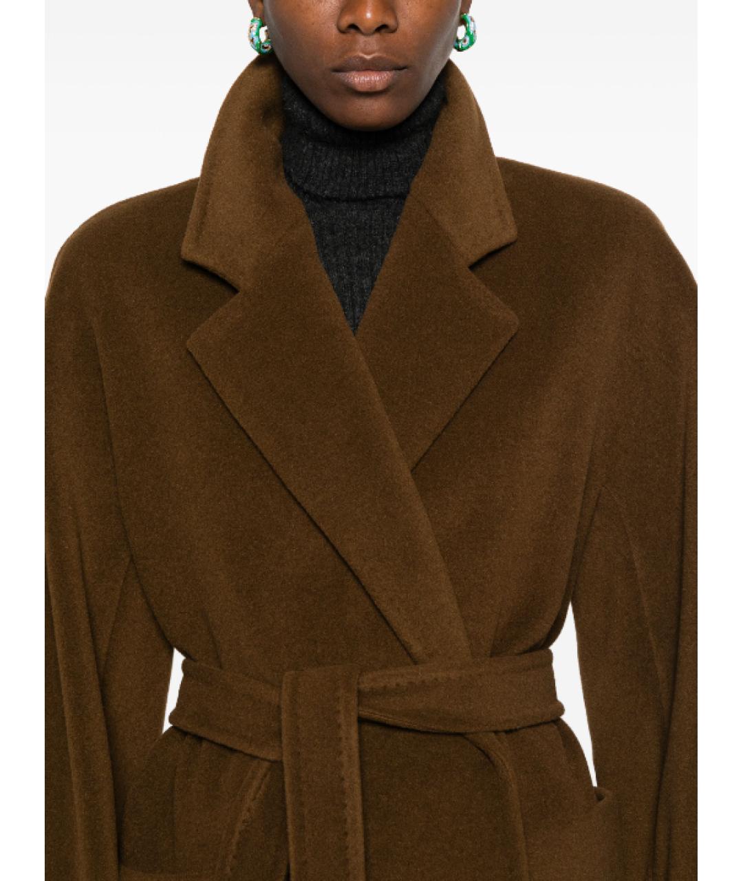 MAX MARA Коричневое пальто, фото 5