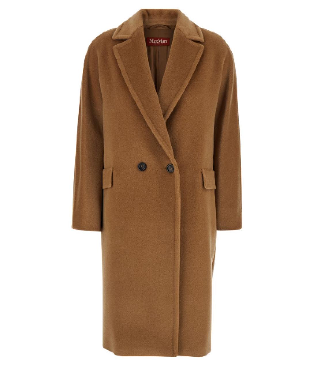 MAX MARA STUDIO Коричневое пальто, фото 1