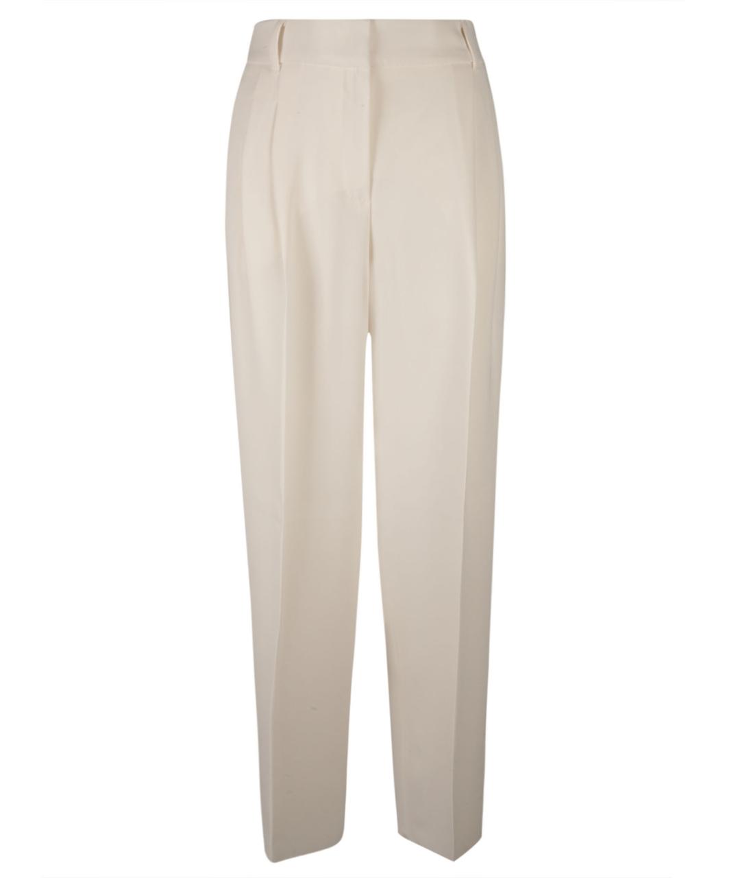 MAX MARA STUDIO Бежевые прямые брюки, фото 1